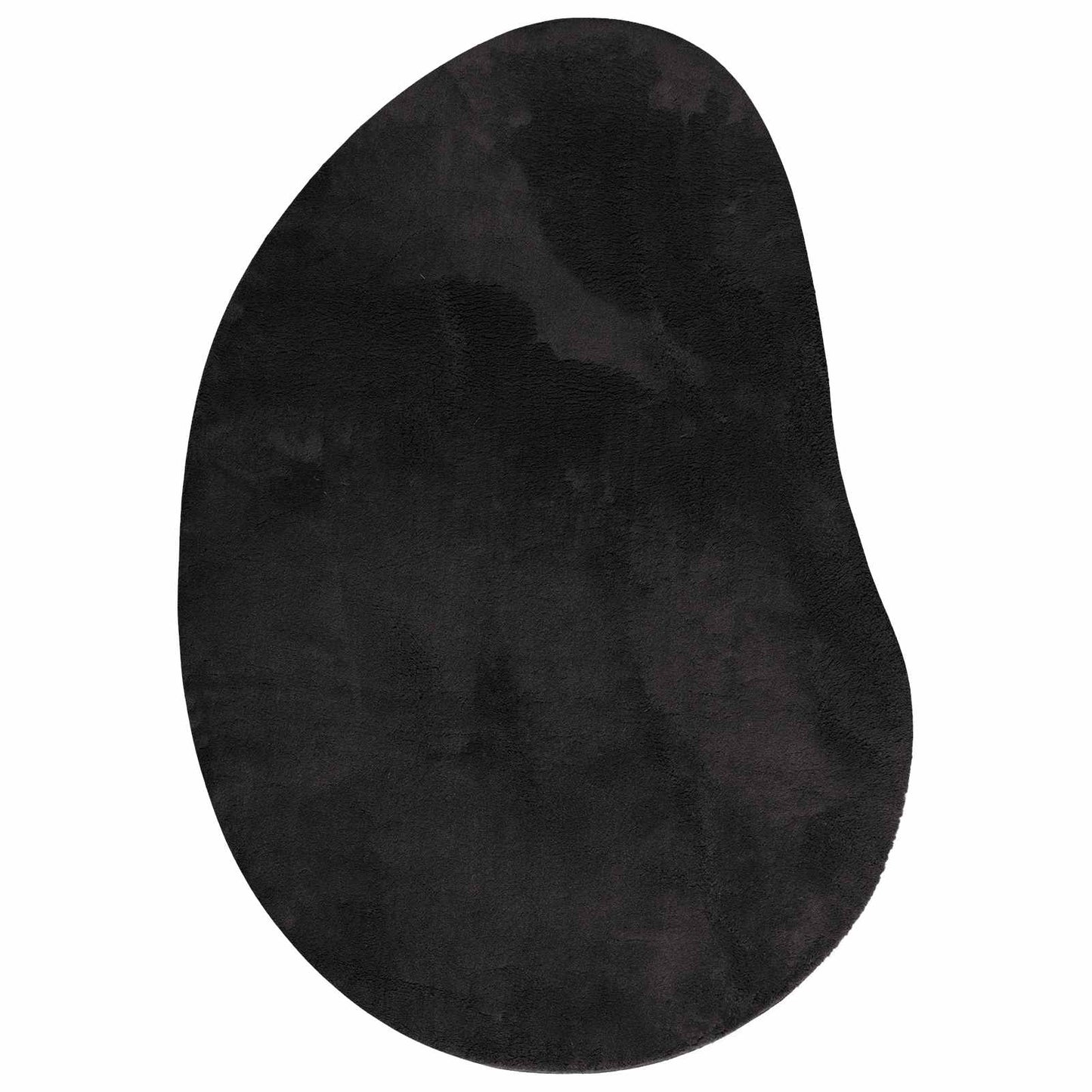 Teppich HUARTE Schwarz 160 x 230 cm Polyester