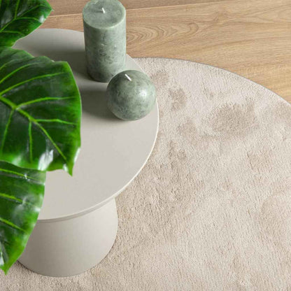 Bereichsteppiche HUARTE Beige 100 x 200 cm Polyester