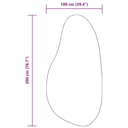Tappeti HUARTE, verde bosco, 100 x 200 cm, poliestere
