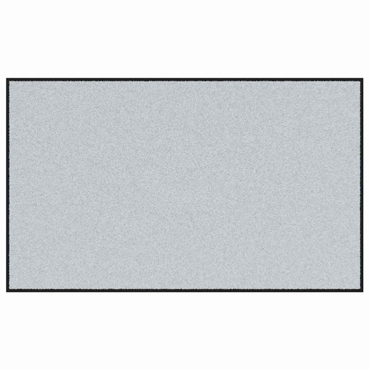 Fußmatte Grau und Schwarz 90 x 150 cm Polypropylen und Vinyl