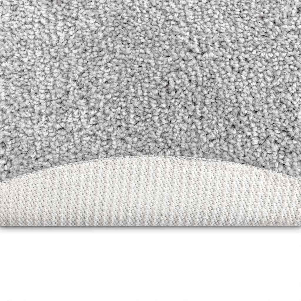 Anti-Rutsch Shaggy Teppich Grau 160 x 160 cm PP