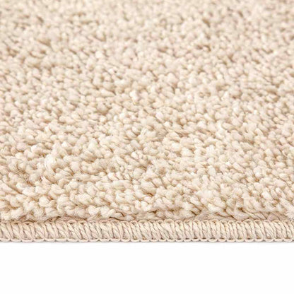 Anti-Rutsch Shaggy Teppich Creme 200 x 200 cm PP