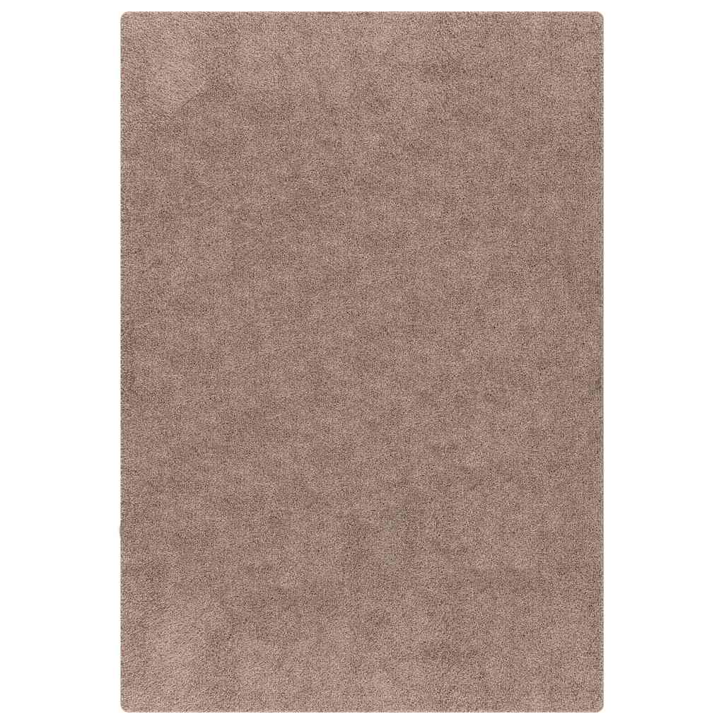 Anti-Rutsch Shaggy Teppich Braun 80 x 150 cm PP