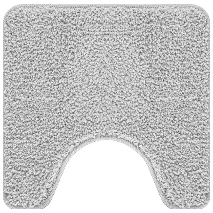 Anti-Rutsch Badematten-Set 3 pcs Grau PP
