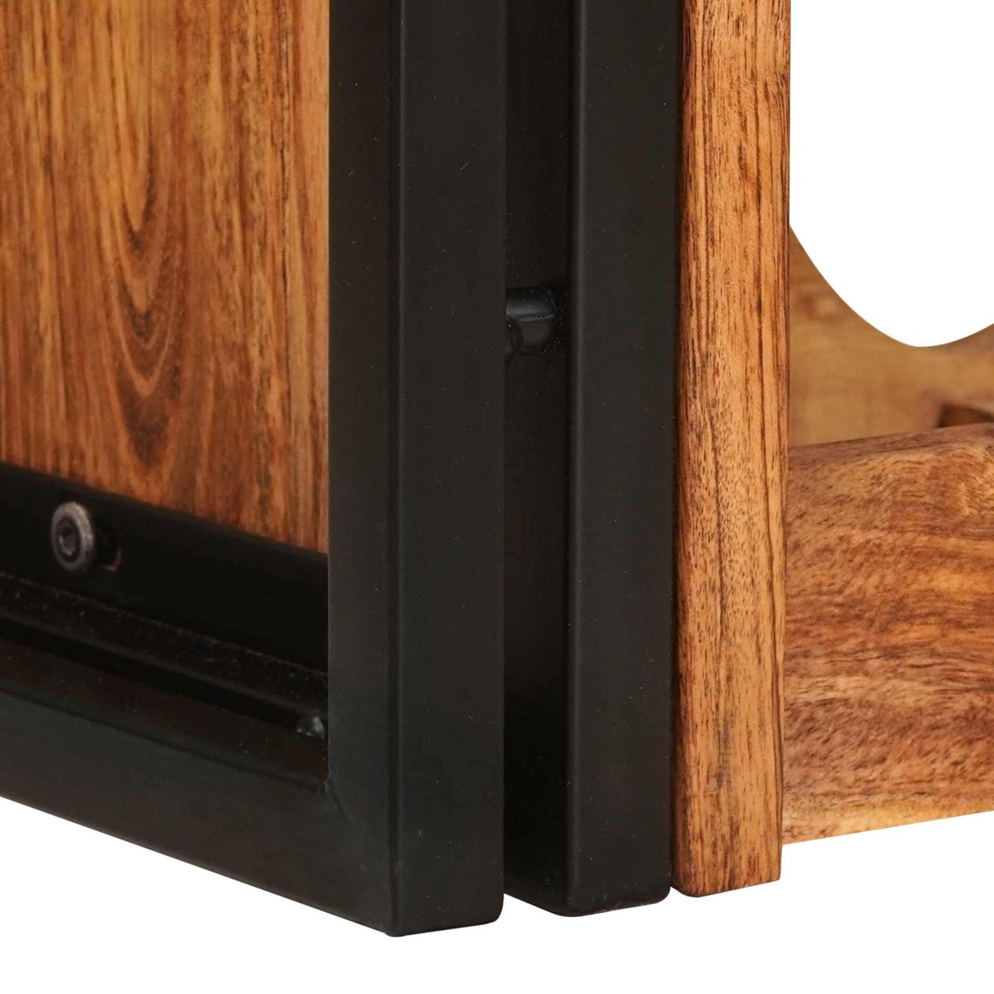 Weinregal Braun 100 x 45 x 33 cm Massivholz Akazie