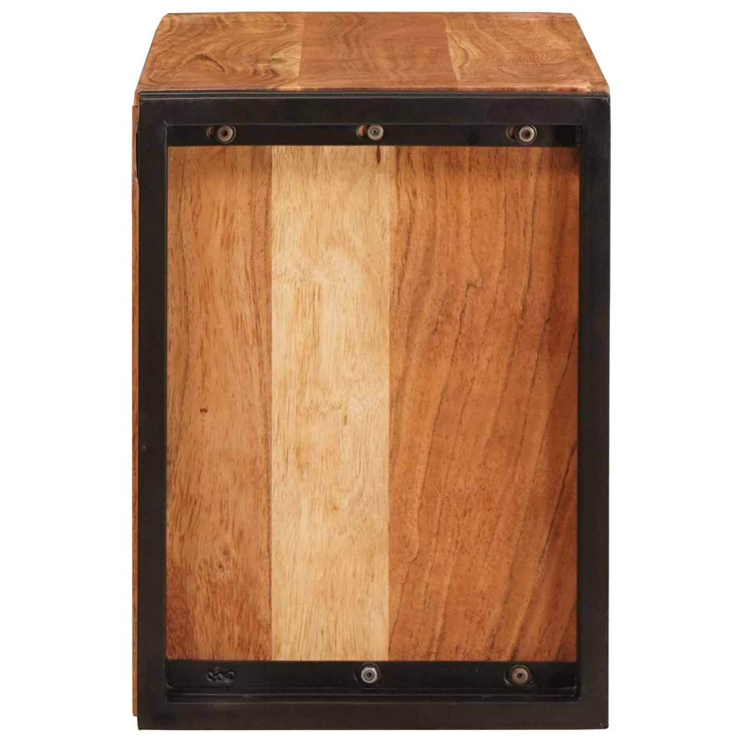 Weinregal Braun 100 x 45 x 33 cm Massivholz Akazie