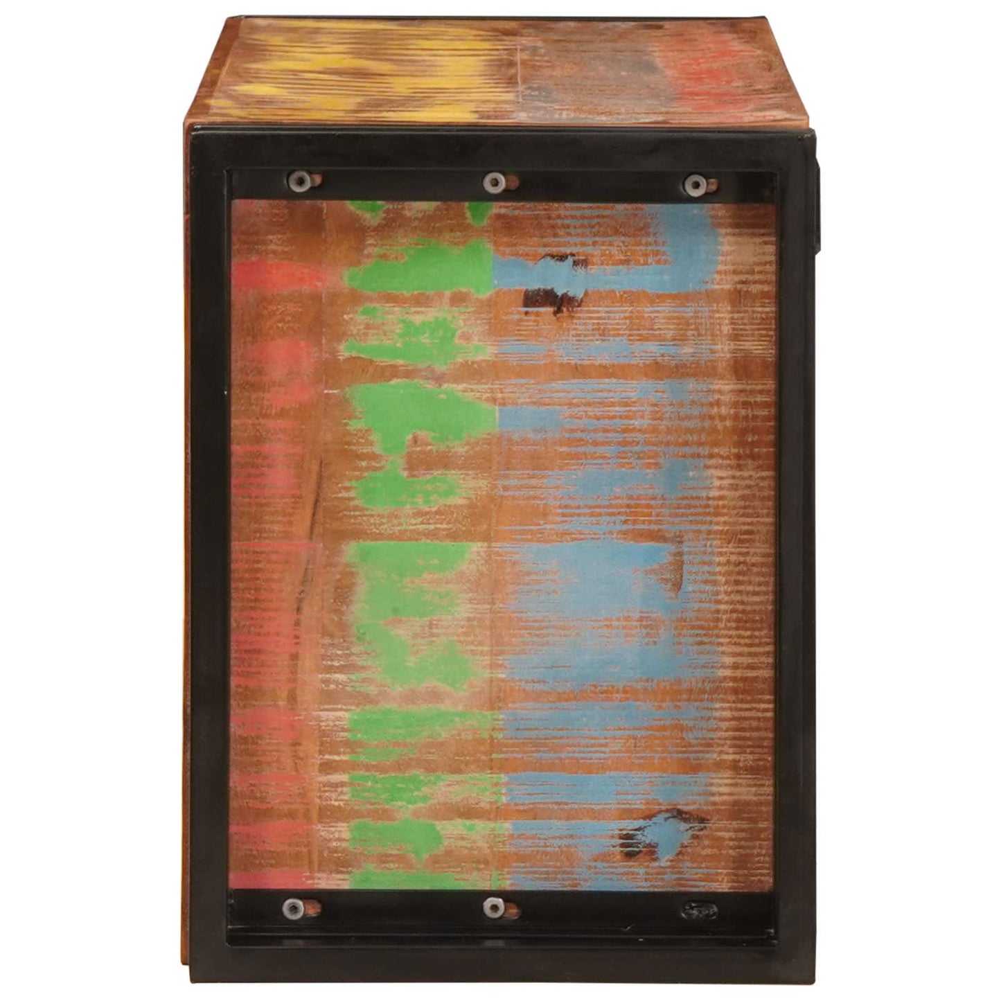 Weinregal Braun 100 x 45 x 33 cm Massives Altholz