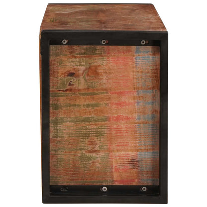 Weinregal Braun 100 x 45 x 33 cm Massives Altholz