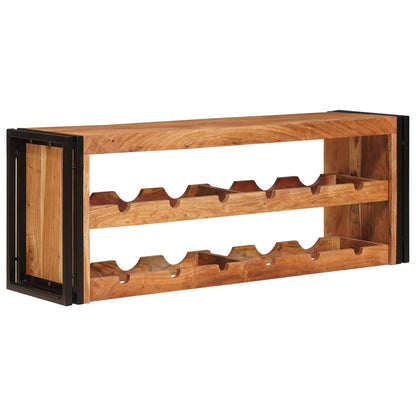 Weinregal Braun 100 x 45 x 33 cm Massivholz Akazie