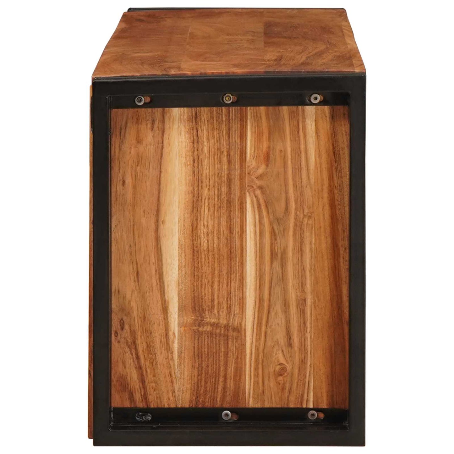 Weinregal Braun 100 x 45 x 33 cm Massivholz Akazie