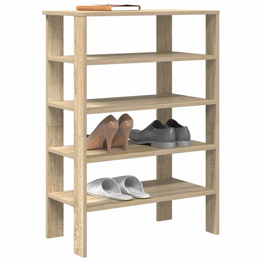 Schuhregal Sonoma-Eiche 61x32x87,5 cm Holzwerkstoff