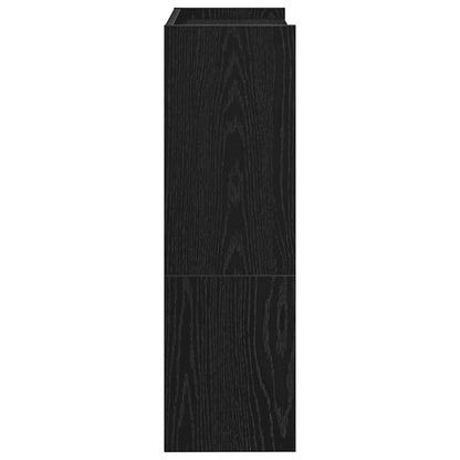 Schuhregal Schwarz 80x25x61,5 cm Holzwerkstoff