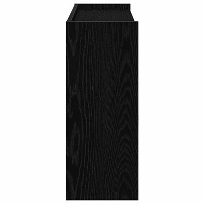 Schuhregal Schwarz 80x25x61,5 cm Holzwerkstoff