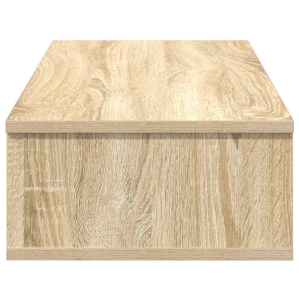 Wandregal mit Schubladen Sonoma-Eiche 80x31x17 cm Holzwerkstoff