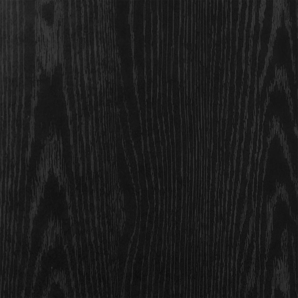 Wandregale 2 Stk. Schwarz 75x16,5x16,5 cm Holzwerkstoff