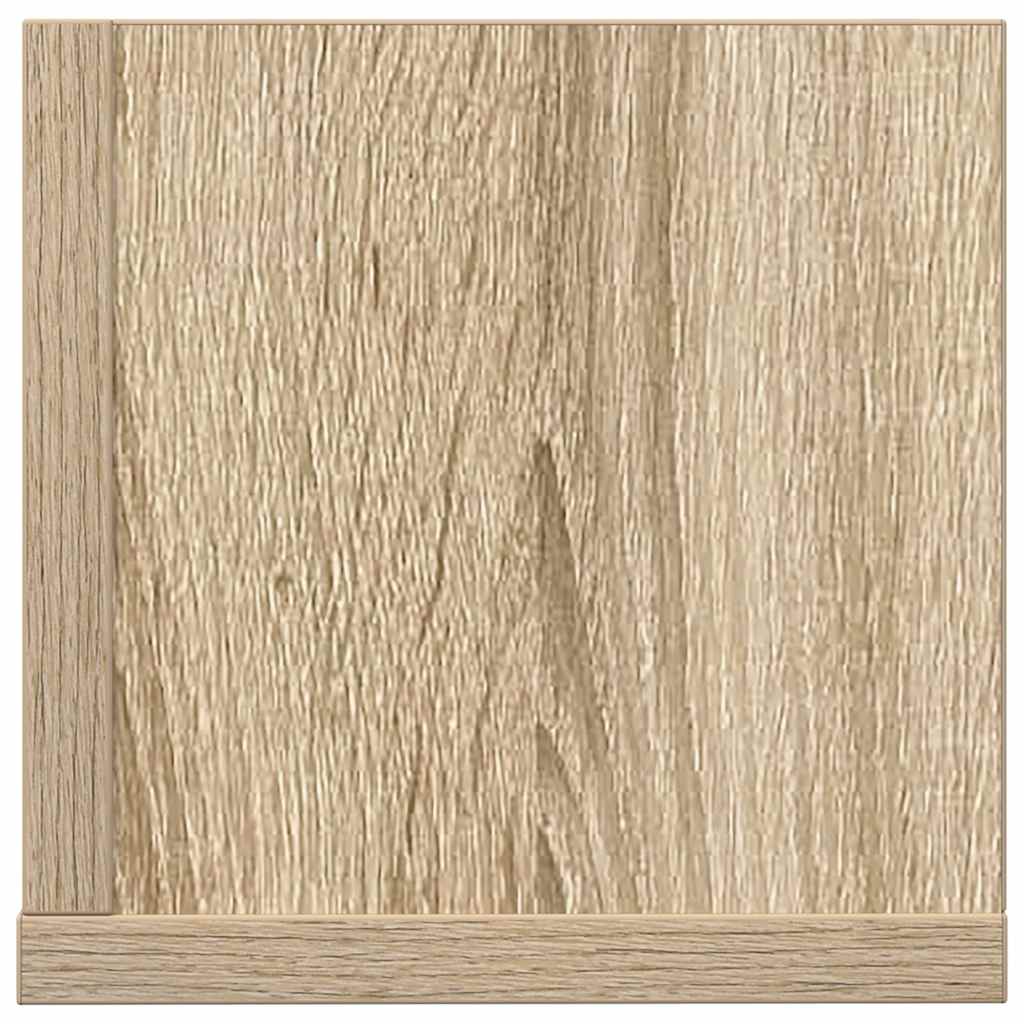 Wandregale 2 Stk. Sonoma-Eiche 75x16,5x16,5 cm Holzwerkstoff