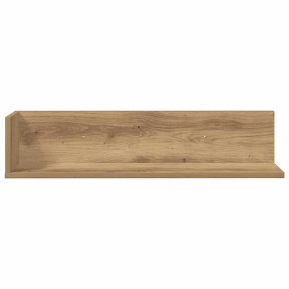 Wandregale 2 Stk. Artisan-Eiche 75x16,5x16,5 cm Holzwerkstoff