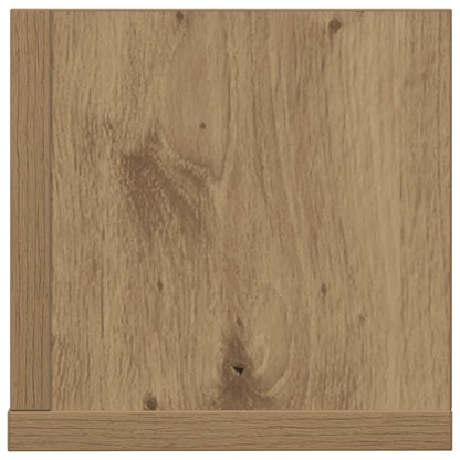 Wandregale 2 Stk. Artisan-Eiche 75x16,5x16,5 cm Holzwerkstoff