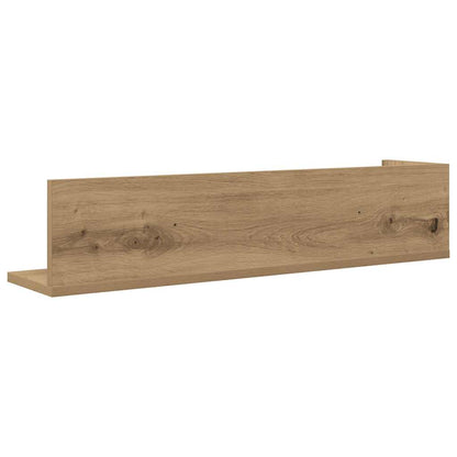 Wandregale 2 Stk. Artisan-Eiche 75x16,5x16,5 cm Holzwerkstoff