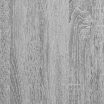 Wandregale 2 Stk. Grau Sonoma 100x16,5x16,5 cm Holzwerkstoff