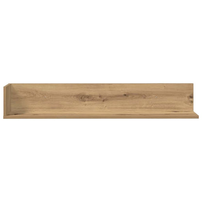 Wandregale 2 Stk. Artisan-Eiche 100x16,5x16,5 cm Holzwerkstoff