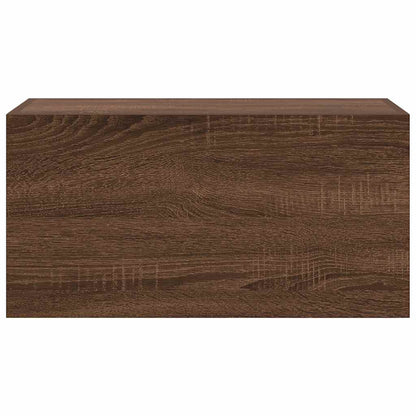 Bad-Wandschrank Braun Eichen-Optik 60x25x30 cm Holzwerkstoff