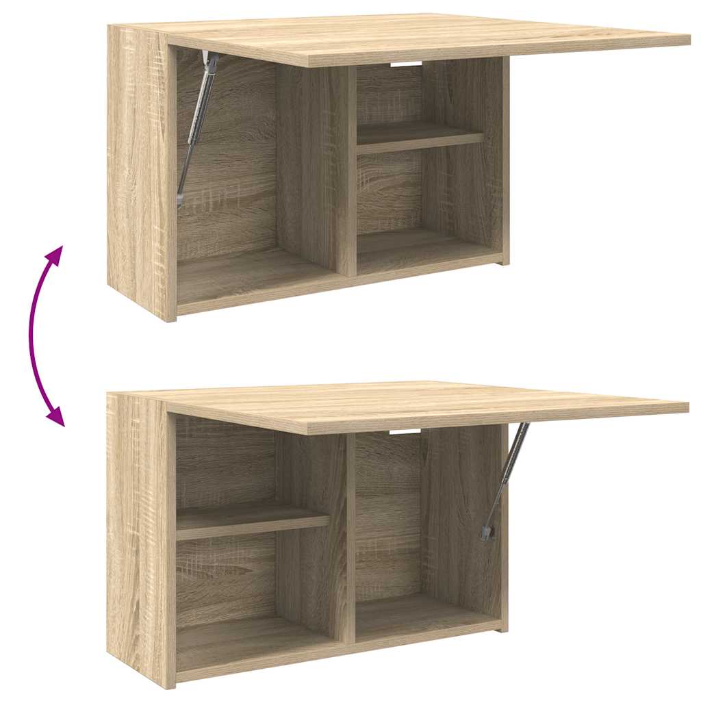 Bad-Wandschrank Sonoma-Eiche 60x25x40 cm Holzwerkstoff