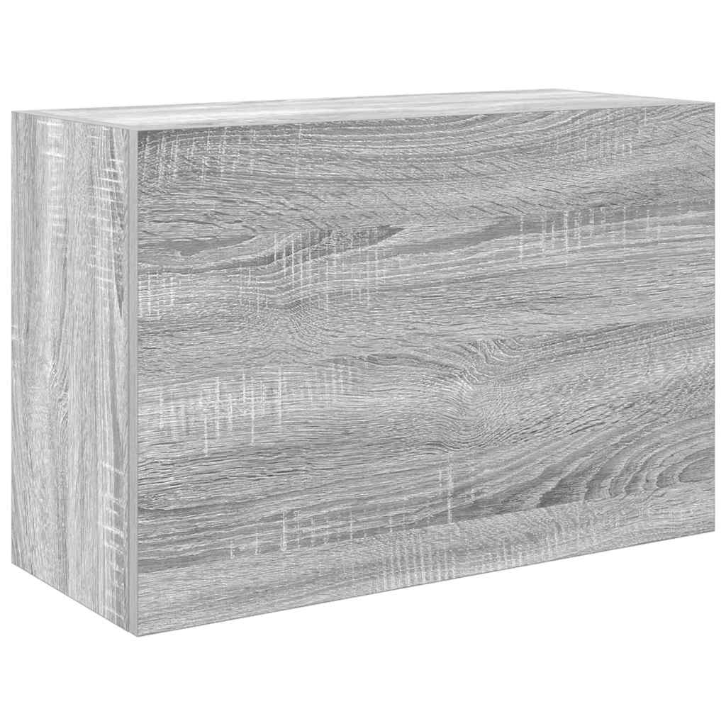 Bad-Wandschrank Grau Sonoma 60x25x40 cm Holzwerkstoff