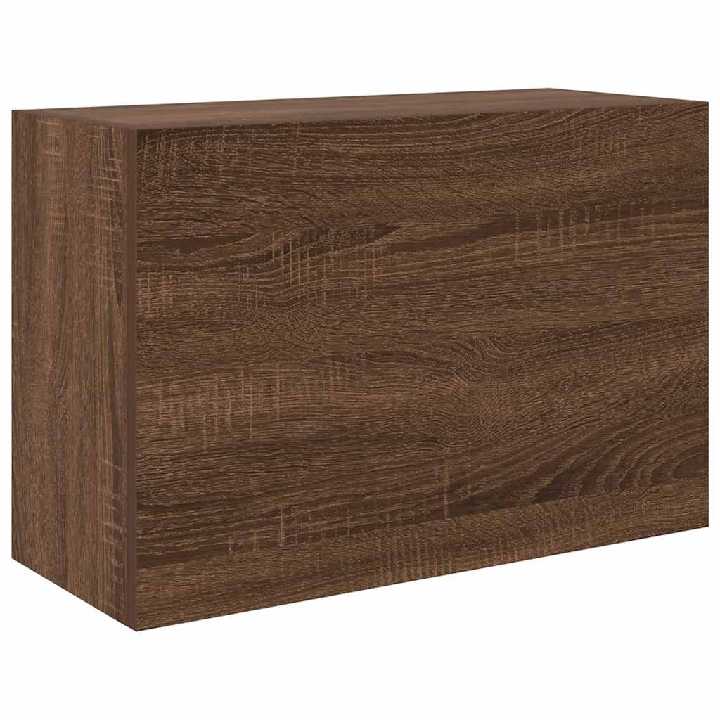 Bad-Wandschrank Braun Eichen-Optik 60x25x40 cm Holzwerkstoff