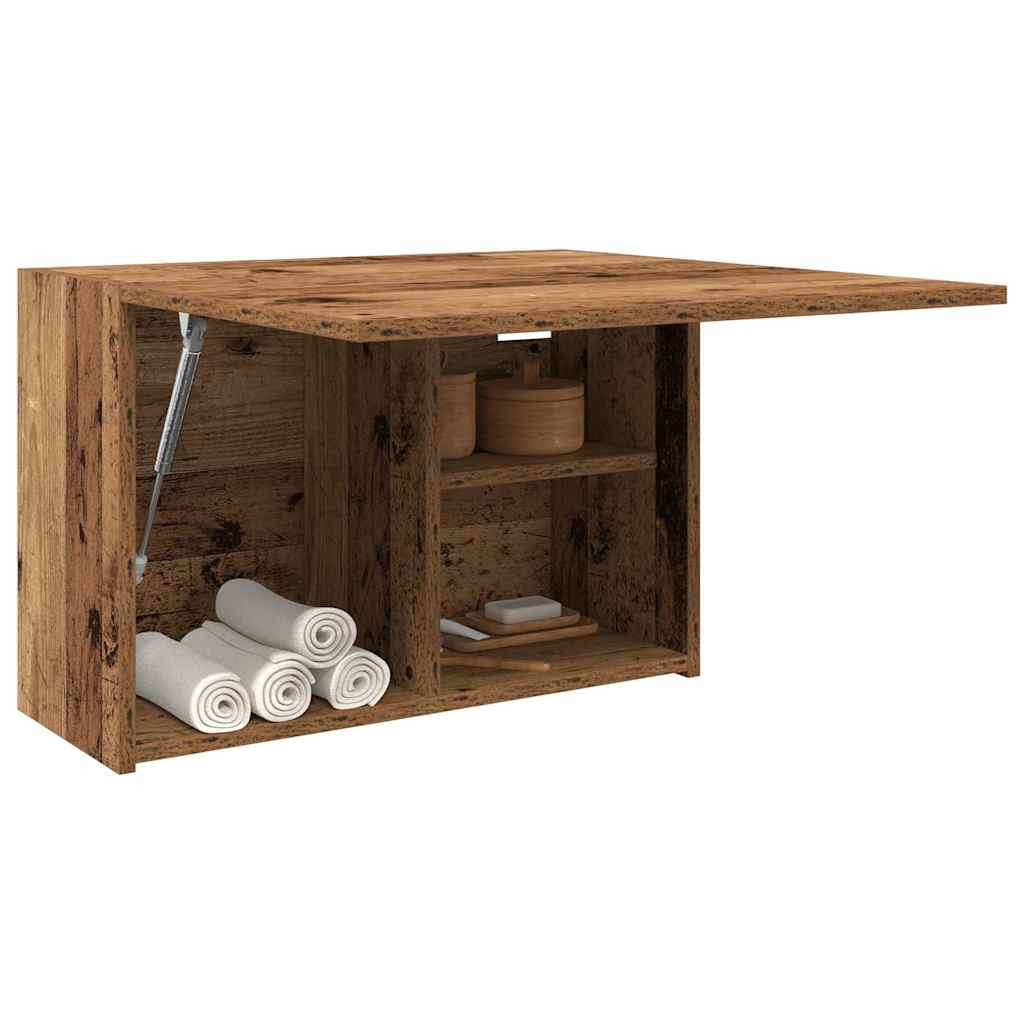 Bad-Wandschrank Altholz-Optik 60x25x40 cm Holzwerkstoff