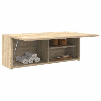 Bad-Wandschrank Sonoma-Eiche 80x25x30 cm Holzwerkstoff