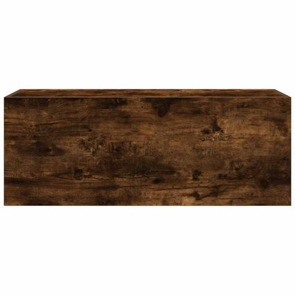 Bad-Wandschrank Räuchereiche 80x25x30 cm Holzwerkstoff