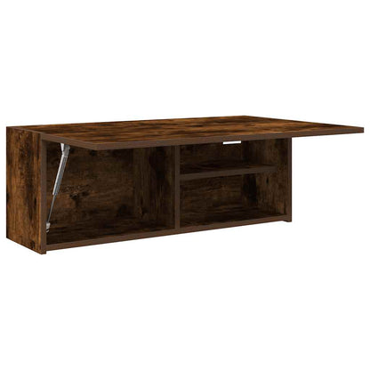 Bad-Wandschrank Räuchereiche 80x25x30 cm Holzwerkstoff