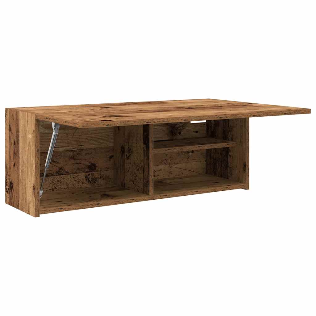 Bad-Wandschrank Altholz-Optik 80x25x30 cm Holzwerkstoff