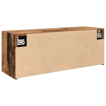 Bad-Wandschrank Altholz-Optik 80x25x30 cm Holzwerkstoff