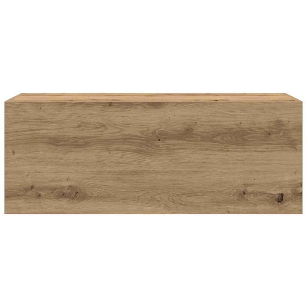 Bad-Wandschrank Artisan-Eiche 80x25x30 cm Holzwerkstoff