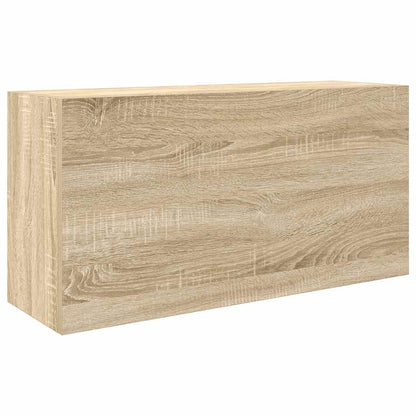 Bad-Wandschrank Sonoma-Eiche 80x25x40 cm Holzwerkstoff