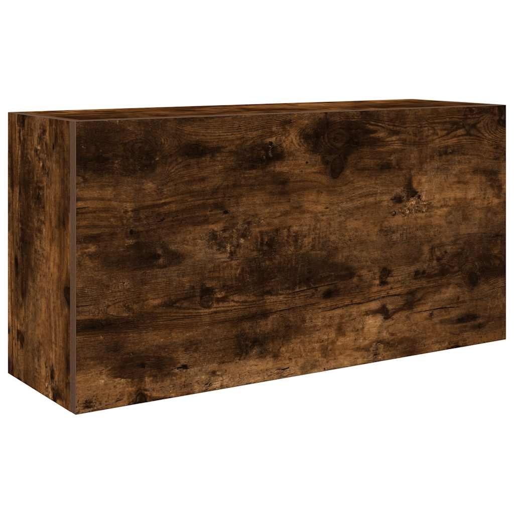 Bad-Wandschrank Räuchereiche 80x25x40 cm Holzwerkstoff