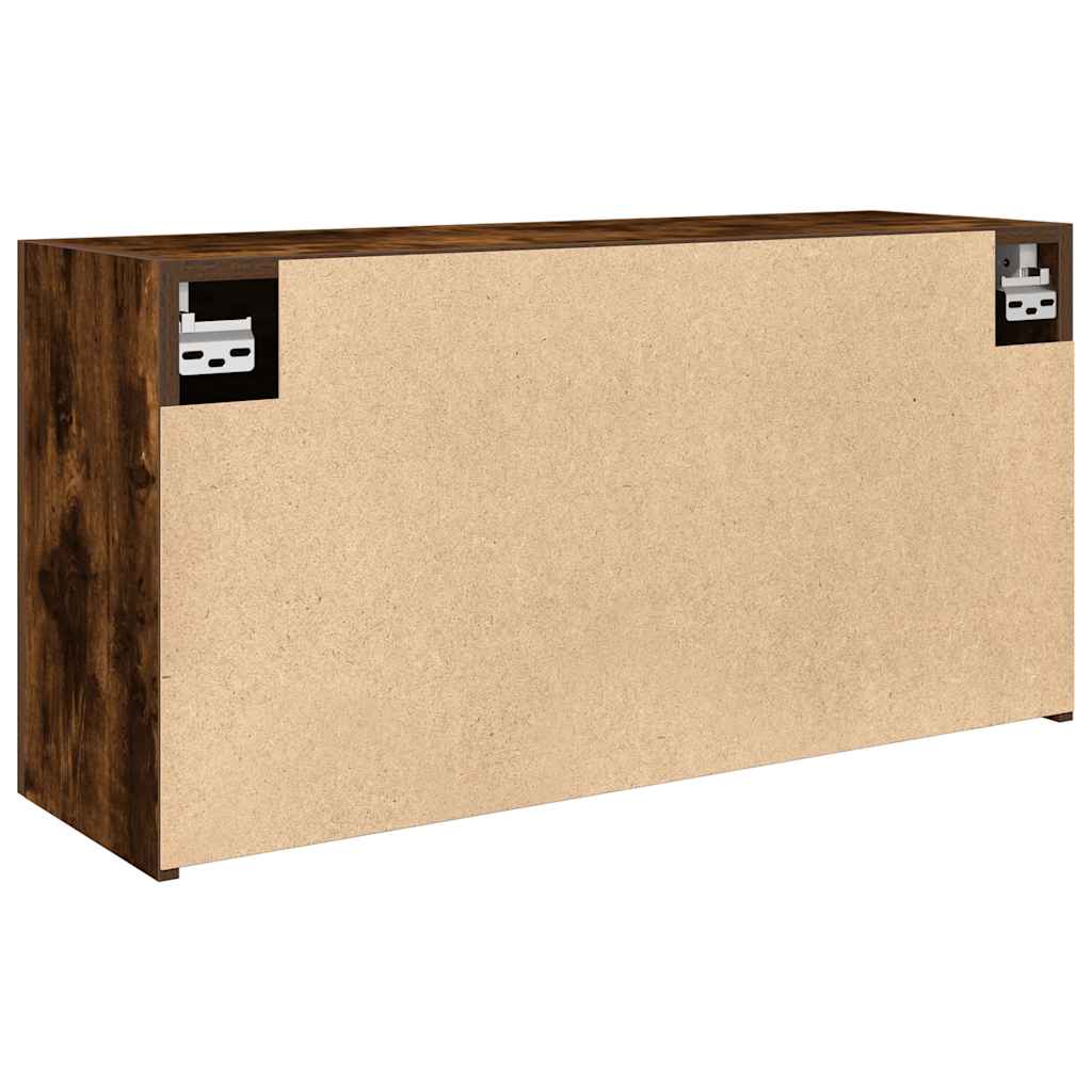 Bad-Wandschrank Räuchereiche 80x25x40 cm Holzwerkstoff