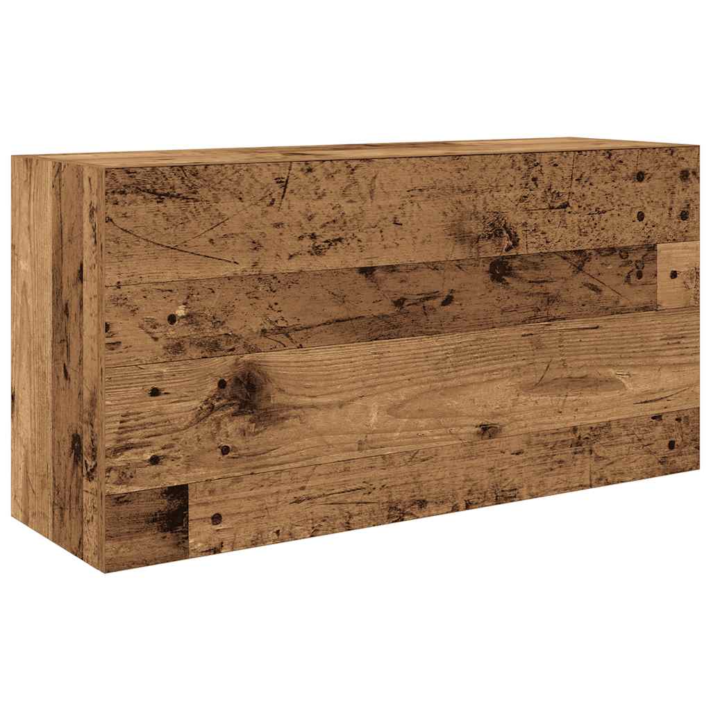 Bad-Wandschrank Altholz-Optik 80x25x40 cm Holzwerkstoff