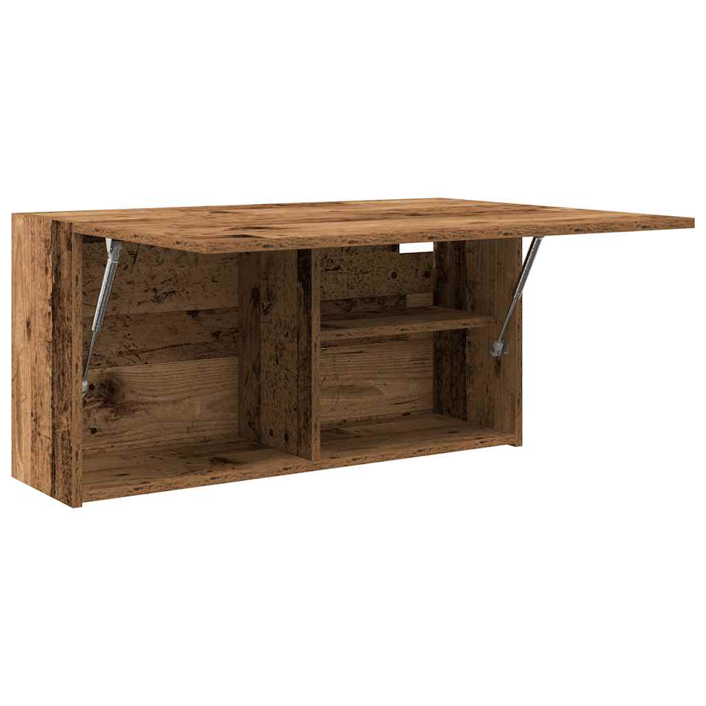 Bad-Wandschrank Altholz-Optik 80x25x40 cm Holzwerkstoff