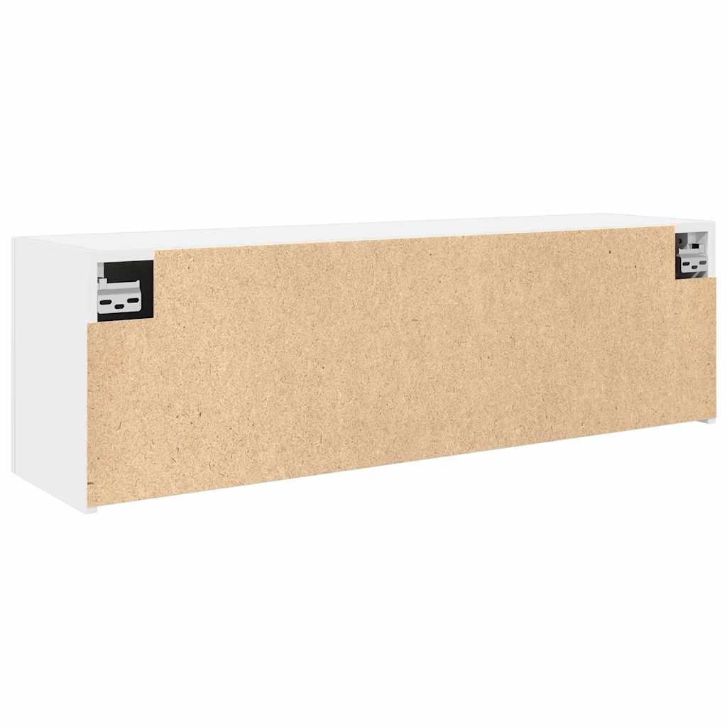 Bad-Wandschrank Weiß 100x25x30 cm Holzwerkstoff