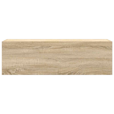 Bad-Wandschrank Sonoma-Eiche 100x25x30 cm Holzwerkstoff