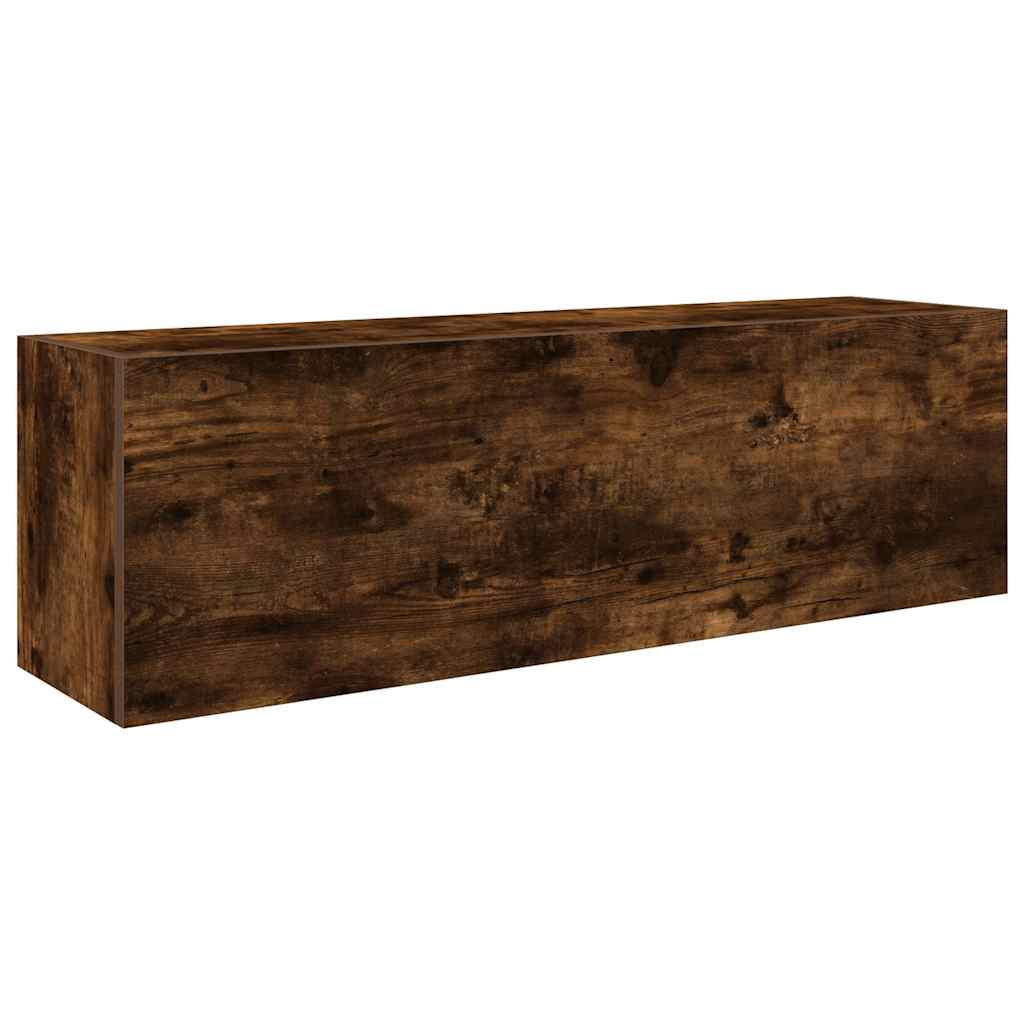 Bad-Wandschrank Räuchereiche 100x25x30 cm Holzwerkstoff