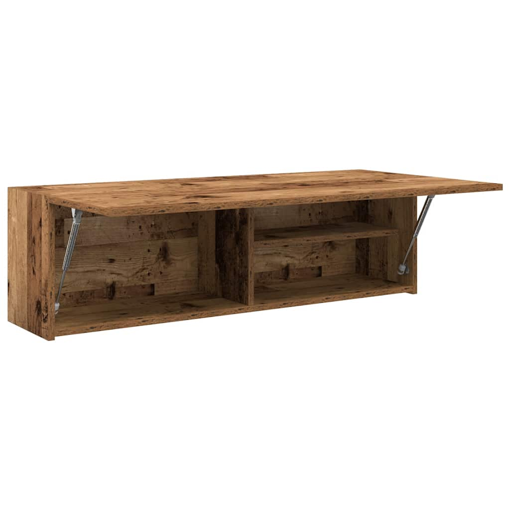 Bad-Wandschrank Altholz-Optik 100x25x30 cm Holzwerkstoff