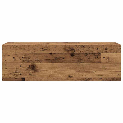 Bad-Wandschrank Altholz-Optik 100x25x30 cm Holzwerkstoff