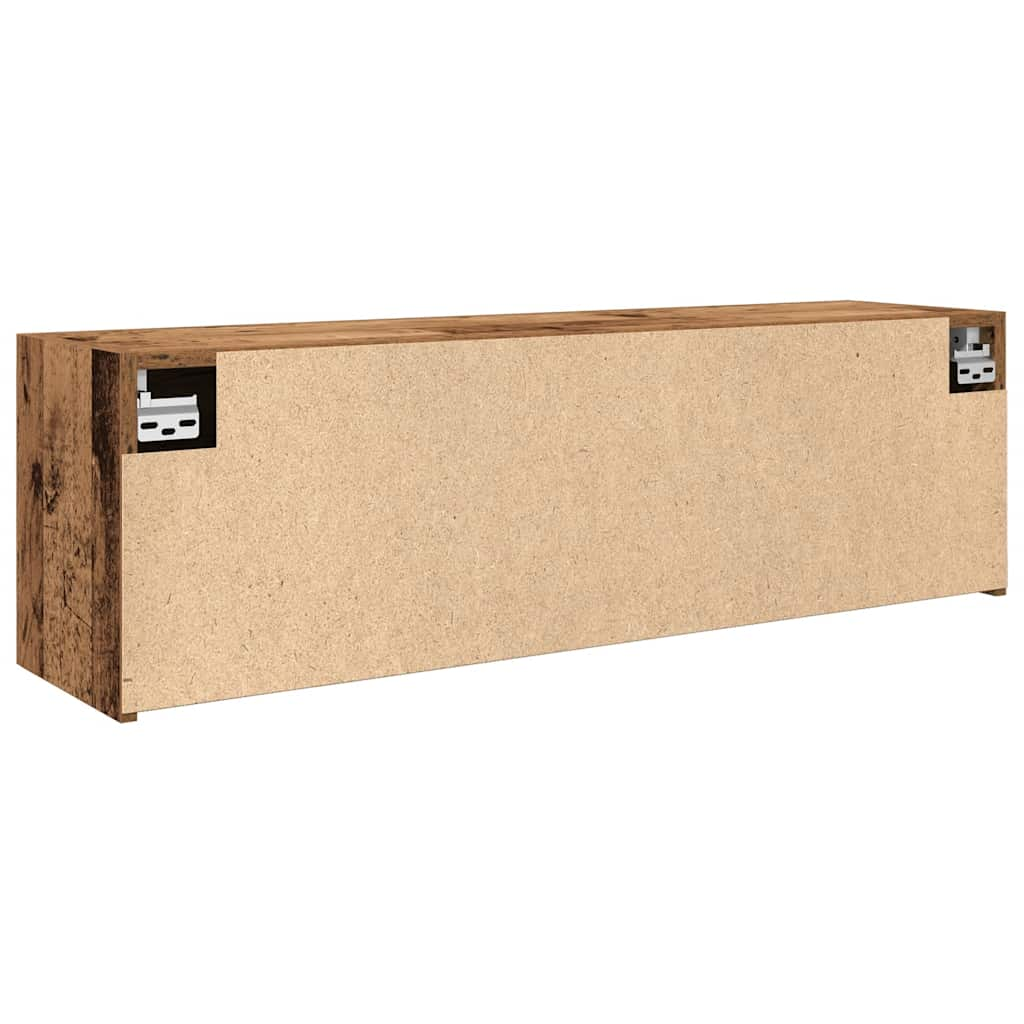 Bad-Wandschrank Altholz-Optik 100x25x30 cm Holzwerkstoff