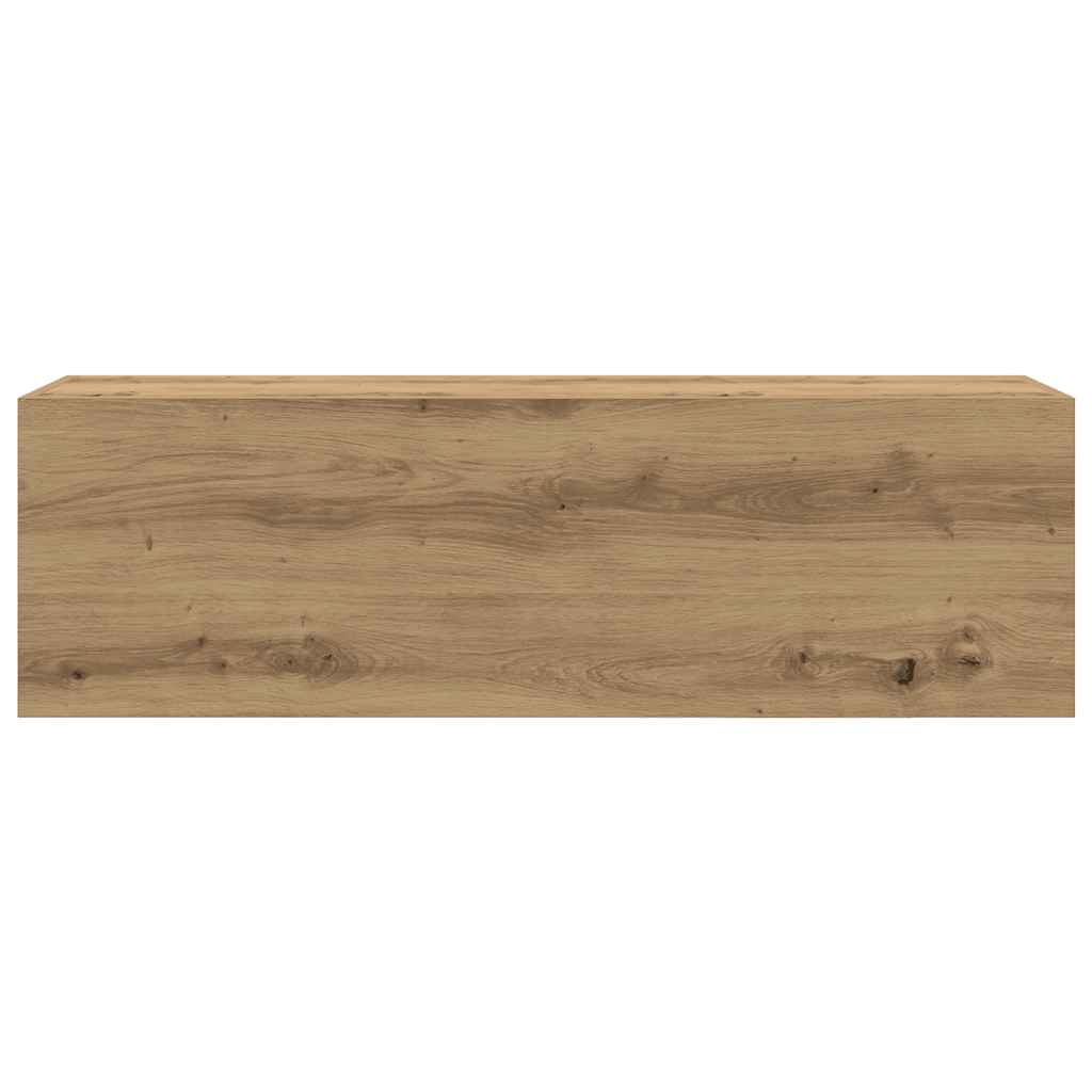 Bad-Wandschrank Artisan-Eiche 100x25x30 cm Holzwerkstoff