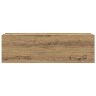 Bad-Wandschrank Artisan-Eiche 100x25x30 cm Holzwerkstoff