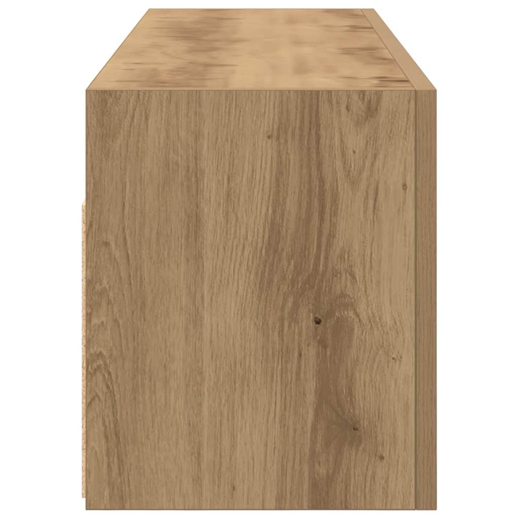 Bad-Wandschrank Artisan-Eiche 100x25x30 cm Holzwerkstoff